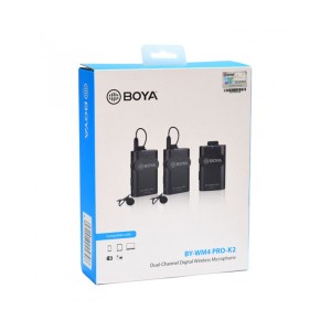 میکروفون یقه ای بی سیم بویا مدل BY-WM4 PRO-K2